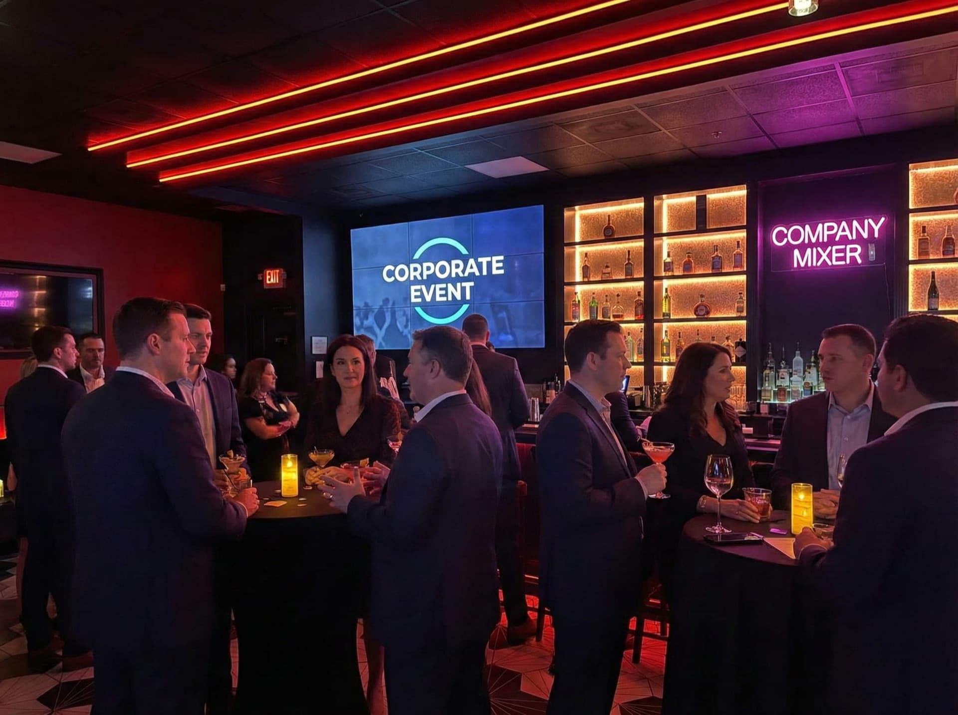 Corporate Company Event Venue Rental Alpharetta - Team Building at Charcoal N Chill