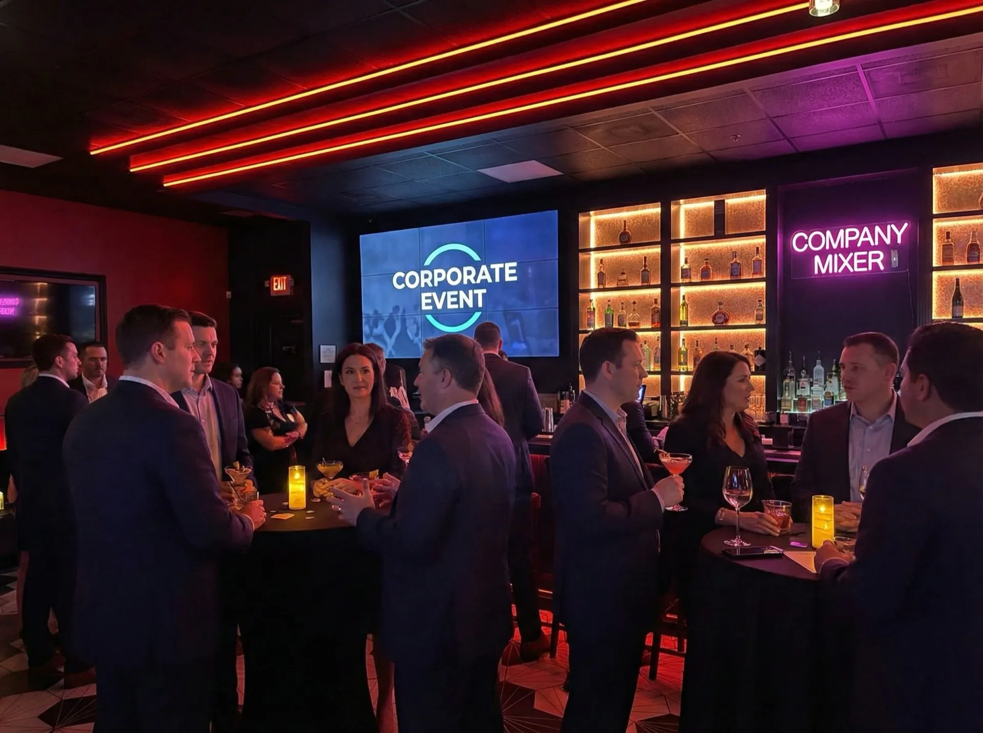 Corporate Company Event Venue Rental Alpharetta - Team Building at Charcoal N Chill